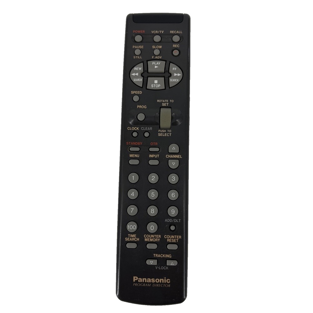 Panasonic Program Director VSQS1241 VCR Remote Control OEM Genuine Tested